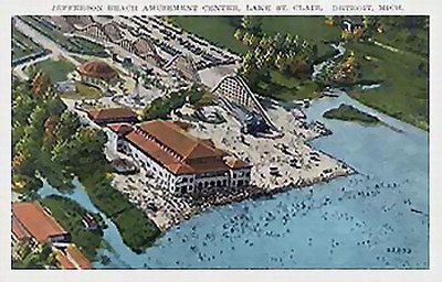 Jefferson Beach Dance Pavillion - Post Card (newer photo)